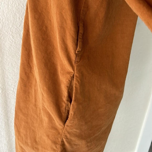 🍀 Lucky Brand Corduroy Button Down Shirt Dress - Picture 5 of 7